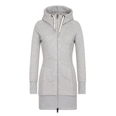 

Trench Coats for Women Puffer Jacket Womens Women Trendy Plaid Print Jacket Zipper Pocket Sweatshirt Long Sleeve Coat Cardigan for Women Clearance Girls Winter Coats Gray XL