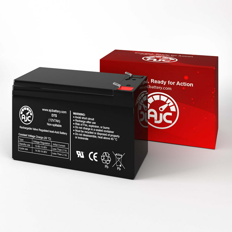 Fiamm FG20721 12V 7Ah Sealed Lead Acid Battery - This Is an AJC Brand  Replacement