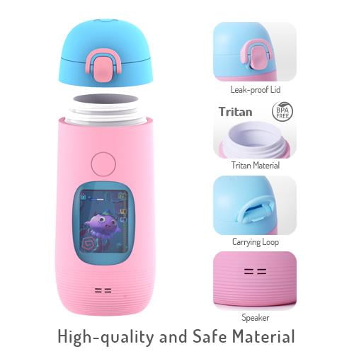 NEW Gululu The Smart Interactive Kids Learning Water Bottle Health Wellness Gift