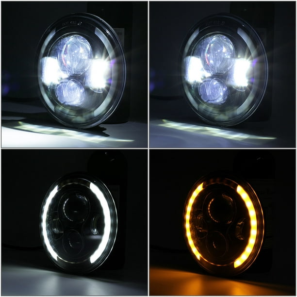 Optique Phare LED 7 Chromé Gen 2 Jeep Wrangler JK & TJ