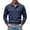 #323-Navy, variant on Men Heavyweight Faux Suede Button Front Work Shirt Jacket Long Sleeve Casual Commuter Outerwear For Spring And Autumn Everyday Wear Khaki L Gift
