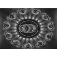 thumbnail image 1 of Ahgly Company Machine Washable Indoor Rectangle Transitional Charcoal Black Area Rugs, 2' x 3', 1 of 7