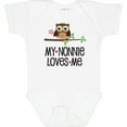 thumbnail image 3 of Inktastic My Nonnie Loves Me Grandchild Girls Baby Bodysuit, 3 of 5