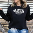thumbnail image 2 of Brodus Clay Monsters Do Exist Sweatshirt, 2 of 5