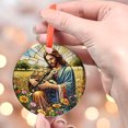 thumbnail image 4 of Jesus Tortoise Christmas Ornament, Ceramic/Acrylic Ornament, Gift for Mom, Romantic Valentine Decoration, Holiday Festival Ornament, Commemorative 2025, 4 of 5