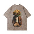 thumbnail image 3 of Jay Wheeler Girasoles Album 2025 Washed Cotton Tshirt Casual Short Sleeve Hip Hop Tee, 3 of 4
