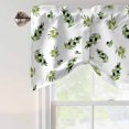 thumbnail image 5 of Tie Up Valances for Windows, Green Olive Branches Adjustable Valance Curtains Window Treatment for Living Room, Spring Pastoral Leaves Botanical Rod Pocket Kitchen Curtains & Drapes 42x18 Inch, 5 of 9