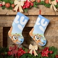 thumbnail image 6 of Defioc Bluey for Christmas Stockings 18" Personalized Holiday Stocking for Family, Farmhouse Decor, Xmas Tree Decoration, 1 Pack, 6 of 7