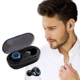 thumbnail image 7 of fans on Sale and Clearance Noise Cancelling Wireless Earbuds,6 Mics ENC Clear Call, IPX8 Waterproof, in Ear Bluetooth 5.3 Headphones Stereo Bass Ear Buds 59H Playtime with LED Display 32 EQs via APP, 7 of 7