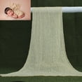thumbnail image 4 of NIBOLOG Newborn Baby Solid Color Soft Long Blanket Swaddle Wrap Infant Photography Prop, 4 of 8
