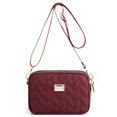 thumbnail image 2 of Bolsa de hombro con múltiples bolsillos para mujer de viaje Ehuebsd acolchada e impermeable informal de nailon ajustable portátil suave para ir de compras, 2 of 3