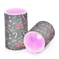 thumbnail image 7 of Yayeee Flameless Candles with Remote Flickering Battery Operated Multi Color Changing, Christmas Candy Cane, 7 of 7