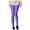 Purple, variant on HNMKIU Women's Shiny Spring Summer Slim Fit Glow Pants 7/8 Length Base Layer Trousers Fluorescent Style Leggings for Women Plus Size Army Green,One Size