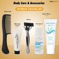 thumbnail image 2 of TrekTote 10-Piece Unisex Premium Travel Toiletry Kit - Ready to Go - Includes Toiletries. TSA-Approved Travel Hygiene Kit., 2 of 6