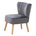 thumbnail image 2 of CorLiving Lynwood Velvet Accent Chair, 2 of 9