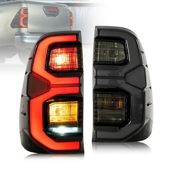 VLAND Tail Lights for Toyota Vigo Hilux 2015-2020 Base Chasis Doble Cab SR DLX Not for HiLux Tonka