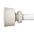 thumbnail image 2 of Stockton 26-48 Inch Adjustable Curtain Rod Set, 5/8 Inch Diameter in Antique White, 2 of 4