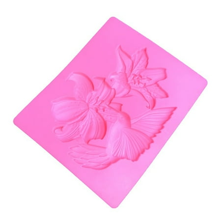 

MyBeauty Silicone Mold Easy-Demoulding Reusable Non-stick Food Grade BPA Free Make Fondant/Cake Easy-to-Clean Flower Pattern Cake Mold Kitchen Supplies