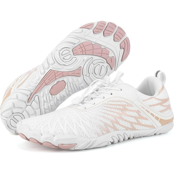 Hiking Shoes Barefoot Shoes for Autumn Winter, Upgraded Thickened Minimalist Barefoot Shoes Women Men Non-Slip & Wide Toe Zero Drop Athletic Hiking Trail Running Shoes