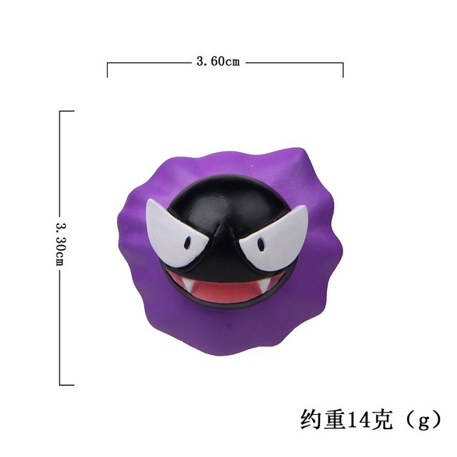 Pokemon meon Evolution Group Gastly Haunter Gengar imán de nevera de resina Kawaii, estilo creativo interesante, regalo de Anime