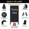 thumbnail image 4 of Excello Global Products Magnetic Two-Sided Chalkboard, 4 of 6