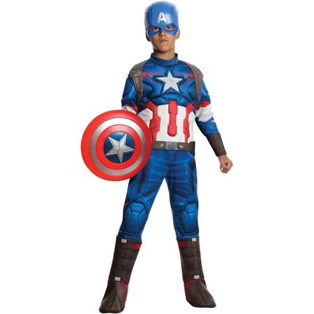 Captain America Deluxe Child Halloween Costume