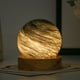 thumbnail image 5 of Caja de madera con luz de bola de cristal USB, lámpara de noche romántica, regalos para fiesta de boda Hugtrwg Para estrenar, 5 of 8