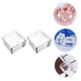 thumbnail image 4 of IFANLANDOR 2Pcs Crystal Display Stands Transparent Base for Sphere Balls and Home Ornament Display, 4 of 8