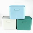 thumbnail image 3 of POINTERTECK Nail Art Storage Box 2 Compartments Bite Type Snap Water-proof Shatterproof Cosmetic Storage Box Nail Salon Supply, 3 of 10