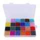 thumbnail image 1 of Cuentas de vidrio JM 24 colores Cuentas de semilla de vidrio duraderas Kit para zapatos sombreros ropa, 1 of 8
