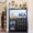 Black, variant on Ourlova IDEALHOUSE Wine Bar Rack Cabinet with LED Light Adjustable Shelves Coffee Bar Cabinet with Mesh Door and Baffle Design 36 in Tall Small Liquor Bar Cabinet for Home Kitchen Dinning Room Grey