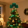 thumbnail image 4 of XGFHYJEH St Patrick's Day Miniature Tree Topper Shamrock Decoration St Patrick's Day Ornaments Irish Theme Tree Decoration for Holiday Party Supplies Gift, 4 of 7
