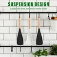 thumbnail image 6 of Multi-function Spoon, Multifunction Spatula Cooking Spoon, Heat-Resistant Silicone, Wooden Handle, Safe for Nonstick Cookware, Ergonomic Grip, Ideal for Stirring, Mixing, Serving, 6 of 7