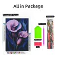 thumbnail image 2 of Abstract Calla Lily 5D Diamond Art DIY Paint with Full Drill Round Diamond Gems Painting by Number Kits for Adults Art Craft Home Wall Decor 11.8x15.8inch, 2 of 8