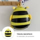 thumbnail image 4 of 1pc Niños Mochila Portátil Hombro Bolsa Niños Bebo en forma de abeja (Amarillo), 4 of 6