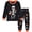 3# Black, variant on FEDPOP Toddler Boys Halloween Pajamas Kids Skeleton Glow in the Dark Sleepwear Pjs Set 3T