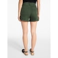 thumbnail image 4 of Time and Tru Women's High Rise Utility Shorts, 3.5" Inseam, Sizes 0-22, 4 of 6