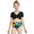 thumbnail image 5 of Matching Family Hawaiian Swimsuit Mother Daughter Matching Swimwear Daddy Son Swim Trunks, 5 of 7