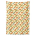thumbnail image 2 of Butterflies Tablecloth, Hand Drawn Sketchy Interpretation, Rectangle Satin Table Cover Accent for Dining Room and Kitchen, 60" X 90", Cream Multicolor, by Ambesonne, 2 of 2