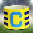 thumbnail image 4 of Brazalete Capitan Banda Ajustable Transpirable para Capitán de Fútbol (Amarillo), 4 of 6