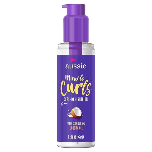 Aussie Miracle Curls Curl Defining Oil, 3.2 Oz, 3 Pack