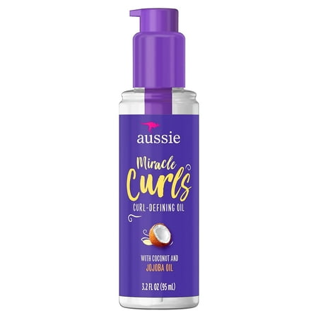 Aussie Miracle Curls Curl Defining Oil, 3.2 Oz, 3 Pack