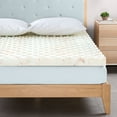 thumbnail image 2 of Zinus 3" Copper Cooling Memory Foam Mattress Topper, Twin, 2 of 9