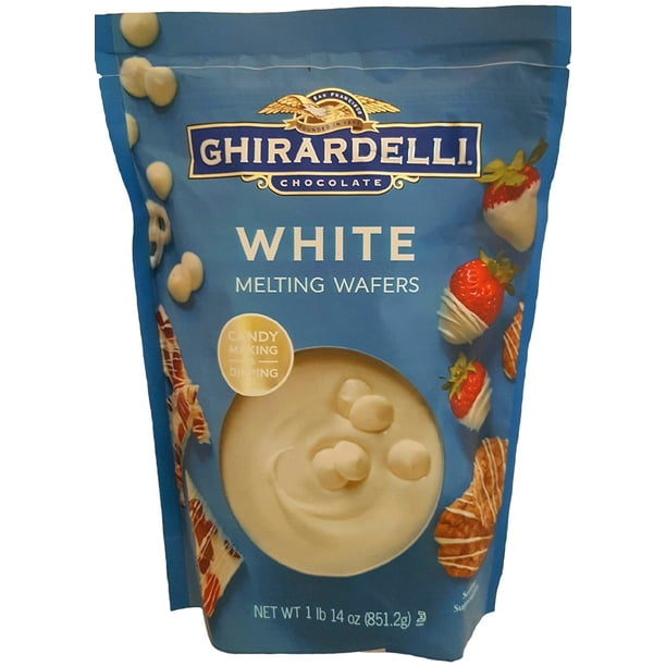 Ghirardelli Chocolate Melting Wafers, 30 Ounce Bag (White Chocolate