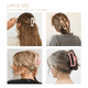 thumbnail image 5 of "12 Pcs Pinzas Para El Cabello, Garra Fuerte Para Pelo Mujer Belug rosa ", 5 of 5