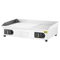 thumbnail image 7 of Commercial Electric Griddle 2800W, Countertop Flat Top Grill, 122-572°F Temp Control, 28.74x15.75in Stainless Steel, 2 Shovels, Home/Restaurant - No Plug, 7 of 7