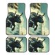 thumbnail image 1 of Balery Bull Charging Through Waves Juego de 4 Alfombrillas para Auto, Revestimientos de Caucho Resistente, Diseño Antideslizante, 1 of 7