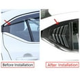 thumbnail image 4 of For 2020-2021 for Nissan Sentra Carbon Fiber Rear Side Window Vent Louver Cover, 4 of 4