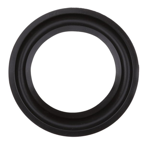 Piezas de Repuesto de Anillos Envolventes de Subwoofer con Borde de Espuma de Goma para para Reparación de Altavoces O Bricolaje (negro) - Eli 3 pulgadas SM SunniMix Reparación de bordes de altavoz de audio
