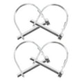 thumbnail image 4 of Raindrops Trailer Latch Pin Locking Hitch Pin Silver Durability 4pcs, 4 of 7